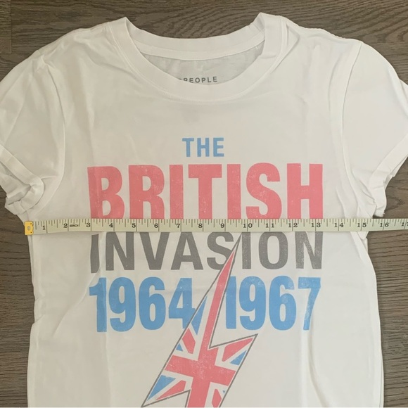 Recycled Karma Classic British Invasion Tour Tee - Size XS - White - NWOT - Picture 5 of 7